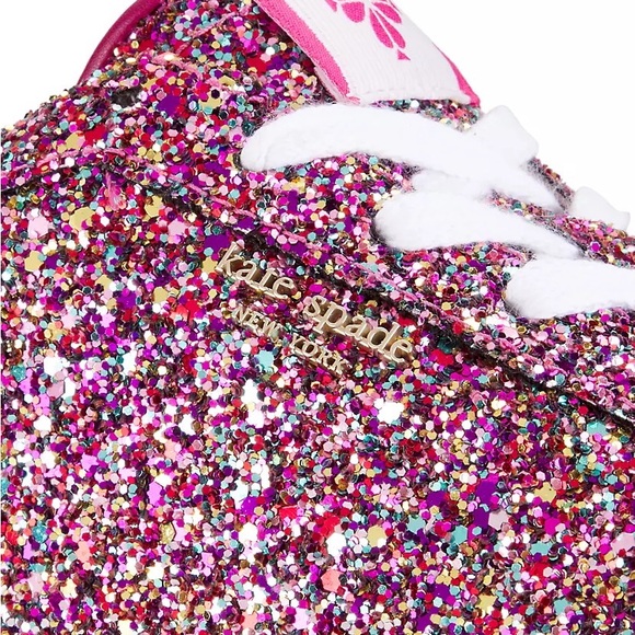 Kate Spade Ace Glitter Sneakers Size 6 - Picture 4 of 8
